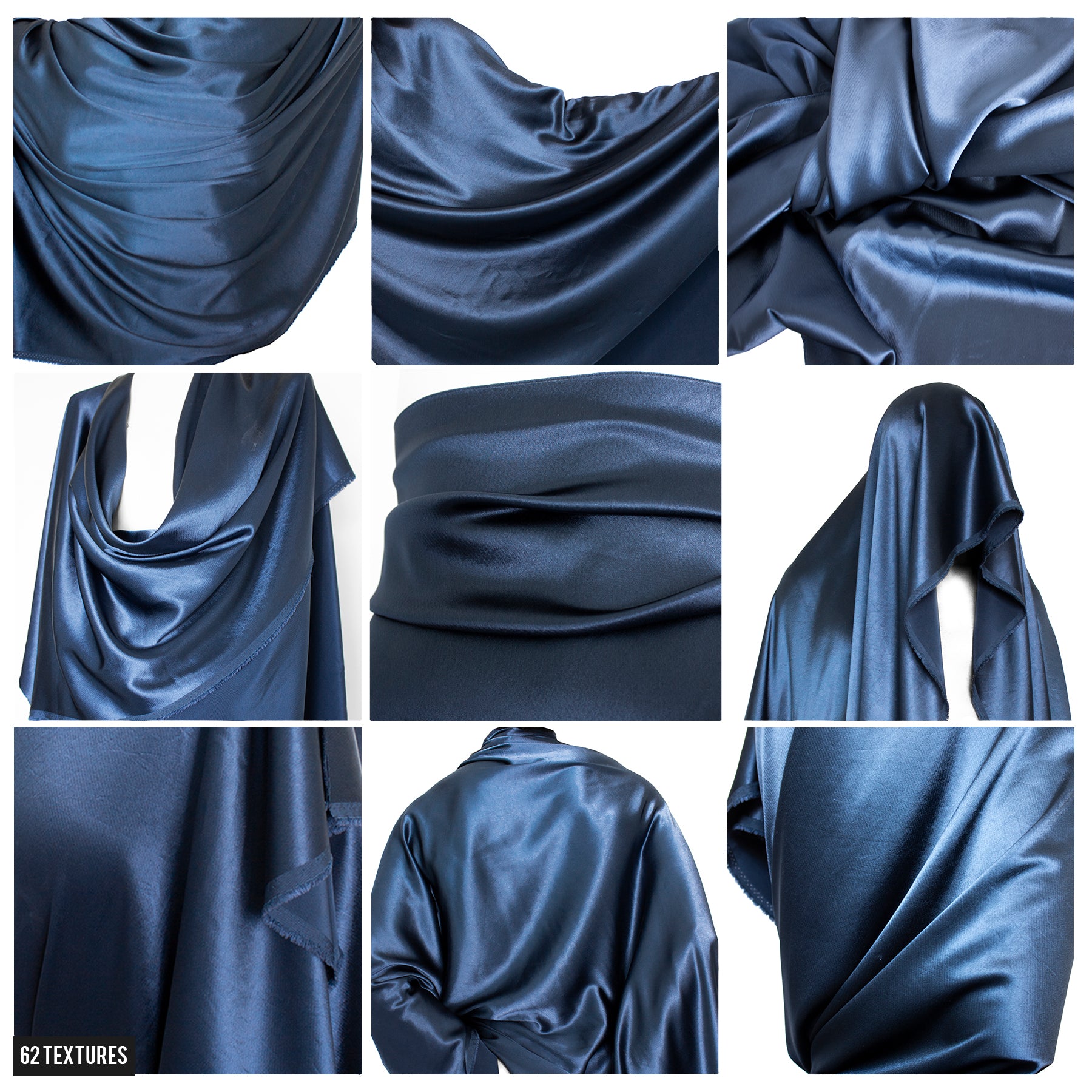 60 SATIN FABRIC DRAPING AND FOLD TEXTURES SOZOMAIKA