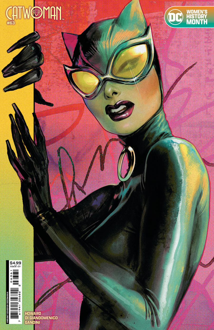Catwoman #63 D DC Sozomaika Signed Womens History Month Variant (03/19/2024)