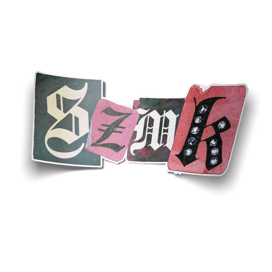 SZMK TRANSPARENT LOGO STICKER