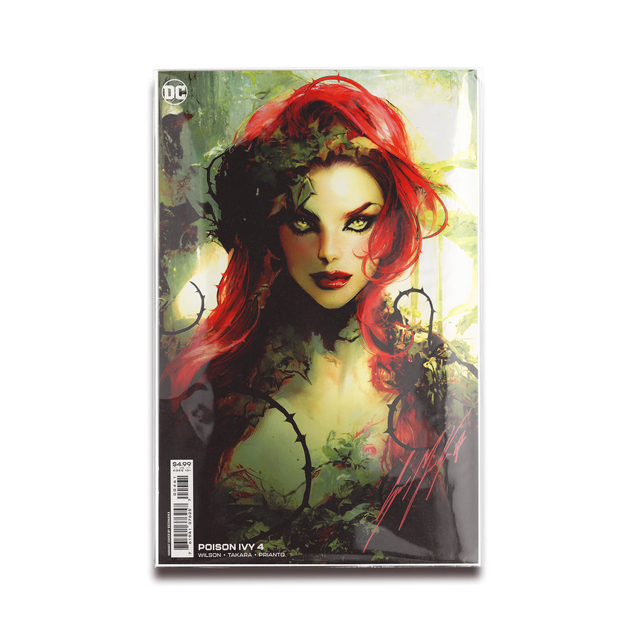 DC Poison Ivy #4 CVR C Sozomaika Variant Cover Signed