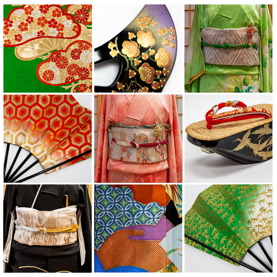 KIMONO FABRIC & ACCESSORY TEXTURES