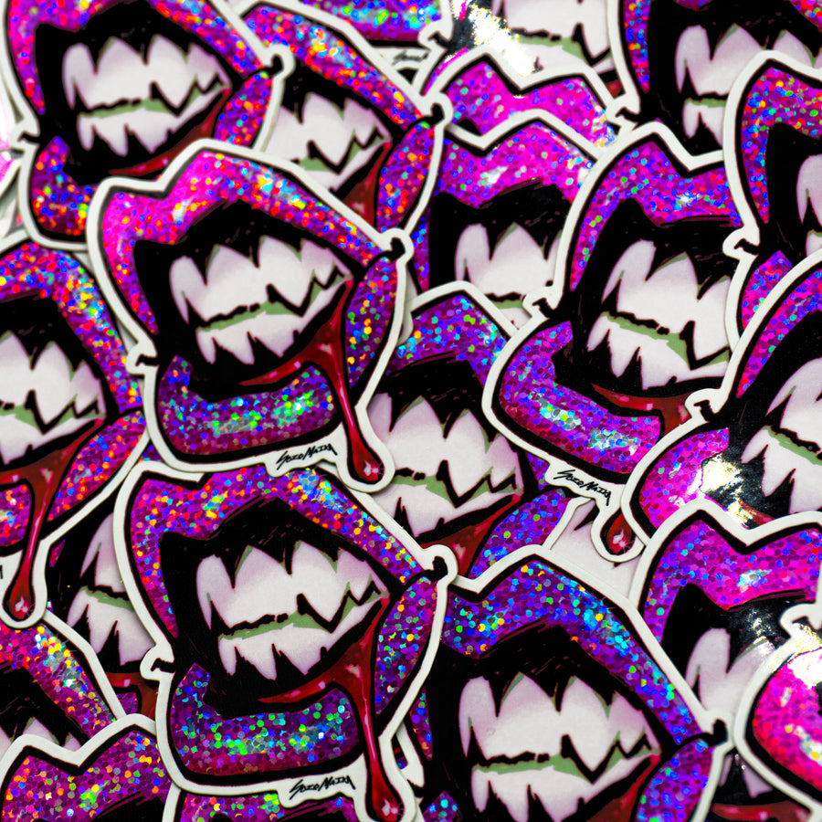 TRIPLE LIPS STICKER SET