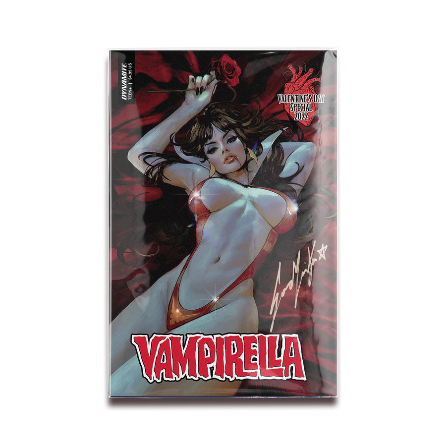 Vampirella Valentines One Shot CVR Cover by Sozomaika Dynamite